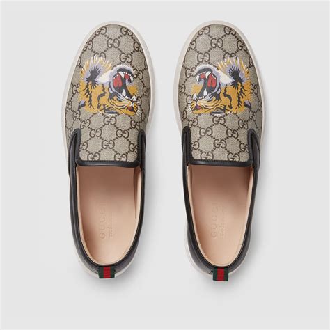 slip on gucci tigre|gucci tiger slip on.